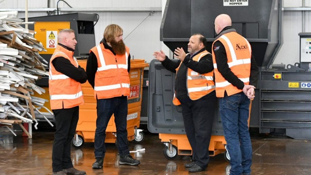 Axil staff at Birmingham wholesale Market