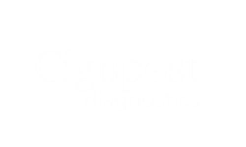 Cignpost White Transparent Logo