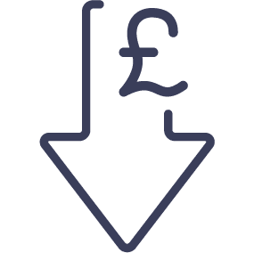 Cost Reduction Icon