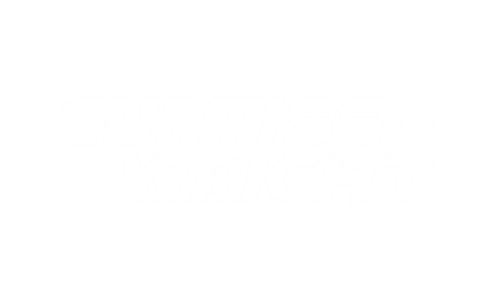 Curtiss Wright White Transparent Logo