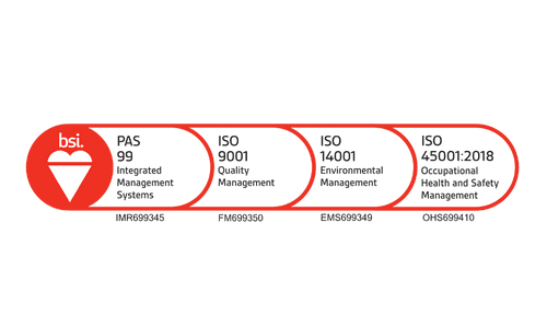 BSI PAS 99, ISO9001, IS014001 & ISO45001:2018