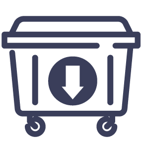 Axil Reduced General Waste Icon
