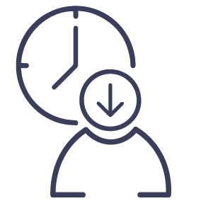 Axil Reduced Man Hours Icon
