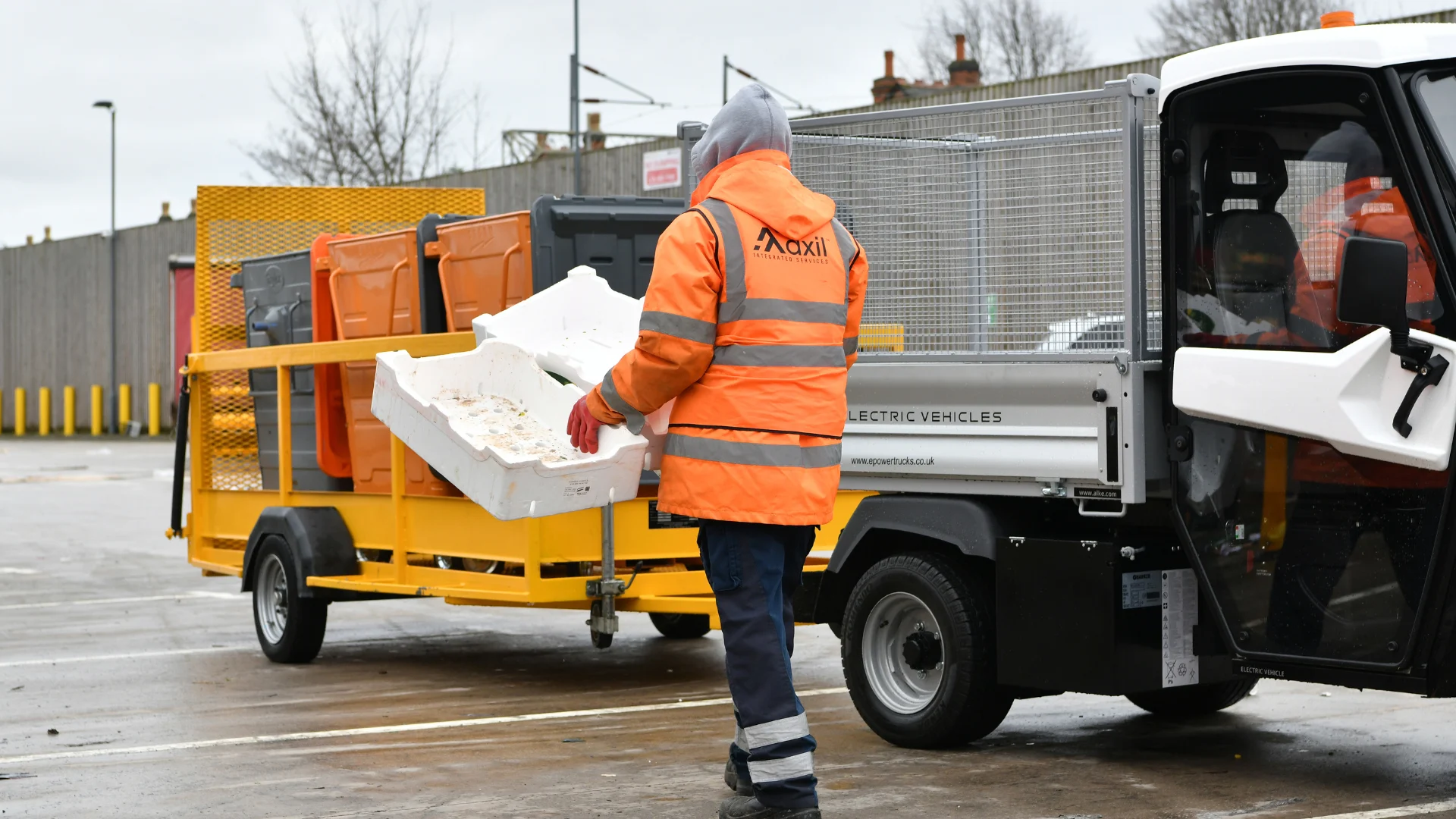 Axil operative working at Birmingham wholesale market