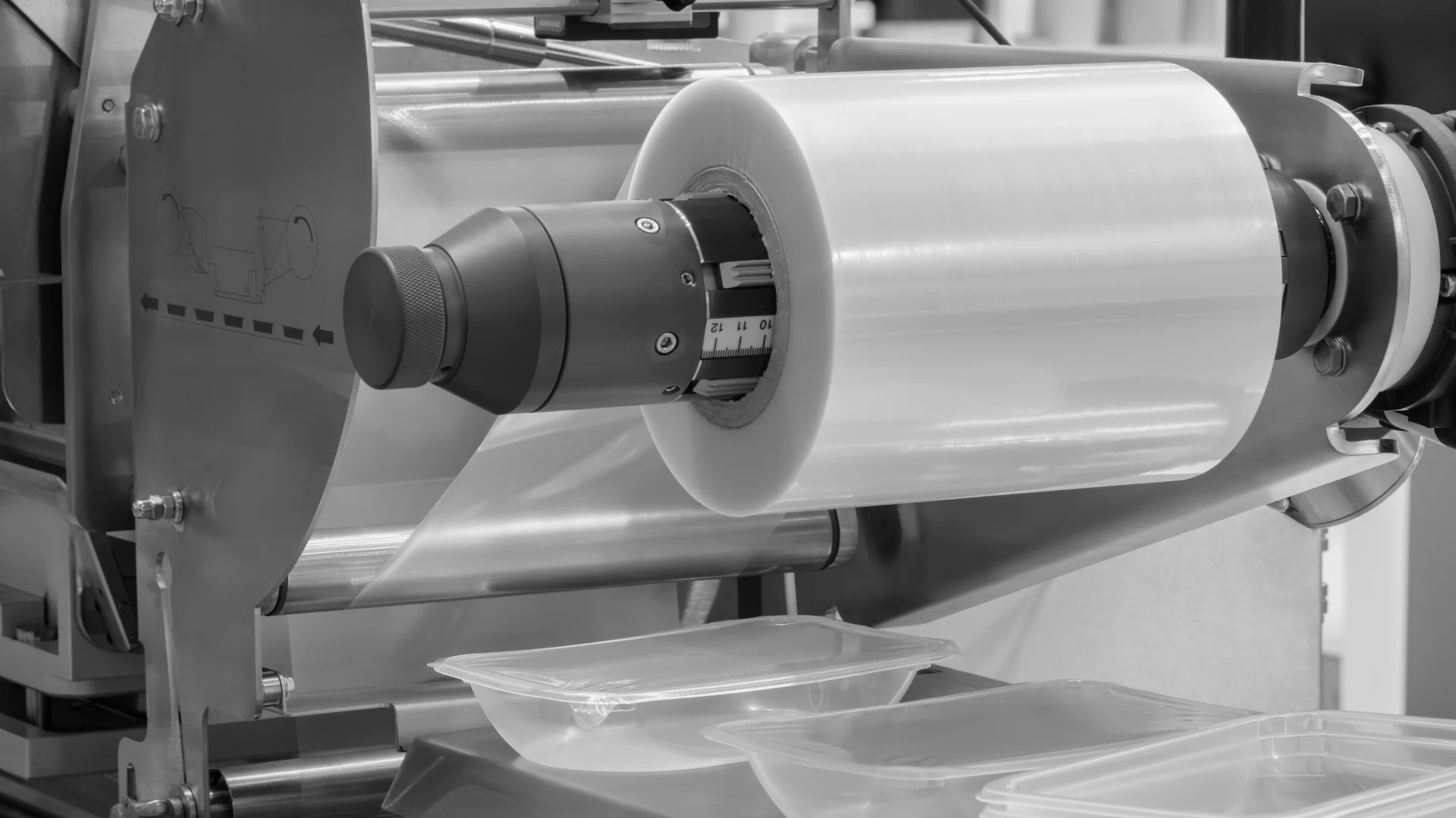 Laminated Plastics machine in Food Manufacturing