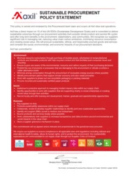 Sustainable Procurement Policy image